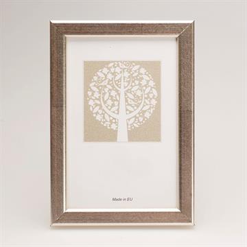 Slim Træ Sølv Refleksfri 24x30 cm.
